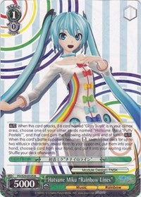 Hatsune Miku "Rainbow Lines" (PD/S29-E035 R) [Hatsune Miku: Project DIVA F 2nd] | Cracking-Singles