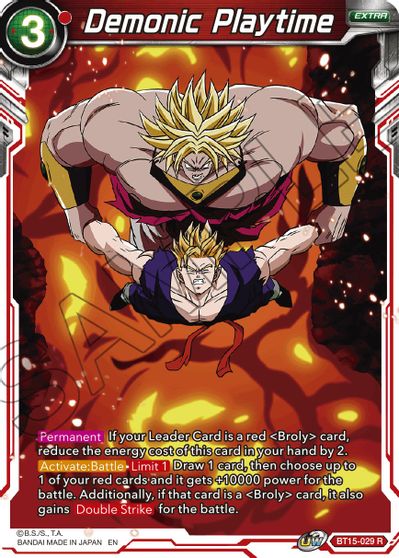 Demonic Playtime (BT15-029) [Saiyan Showdown] | Cracking-Singles