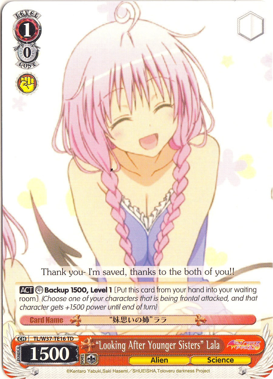 "Looking After Younger Sisters" Lala (TL/W37-TE16 TD) [To Loveru Darkness 2nd] | Cracking-Singles