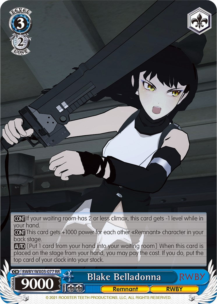 Blake Belladonna (RWBY/WX03-077 RR) [RWBY] | Cracking-Singles