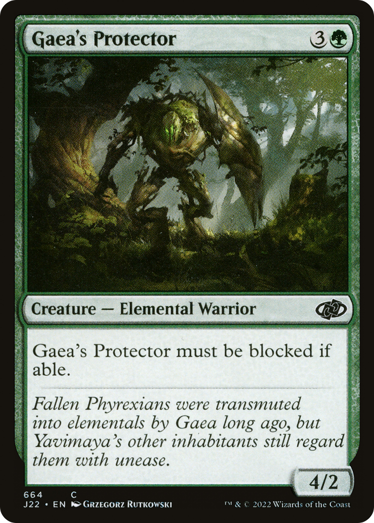 Gaea's Protector [Jumpstart 2022] | Cracking-Singles