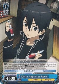 Kirito Appraises Items (SAO/S20-E086 U) [Sword Art Online] | Cracking-Singles