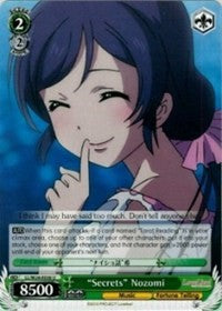 "Secrets" Nozomi (LL/W24-E036 U) [Love Live!] | Cracking-Singles