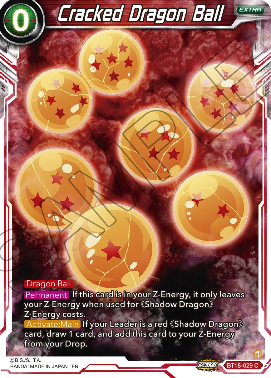 Cracked Dragon Ball (BT18-029) [Dawn of the Z-Legends] | Cracking-Singles