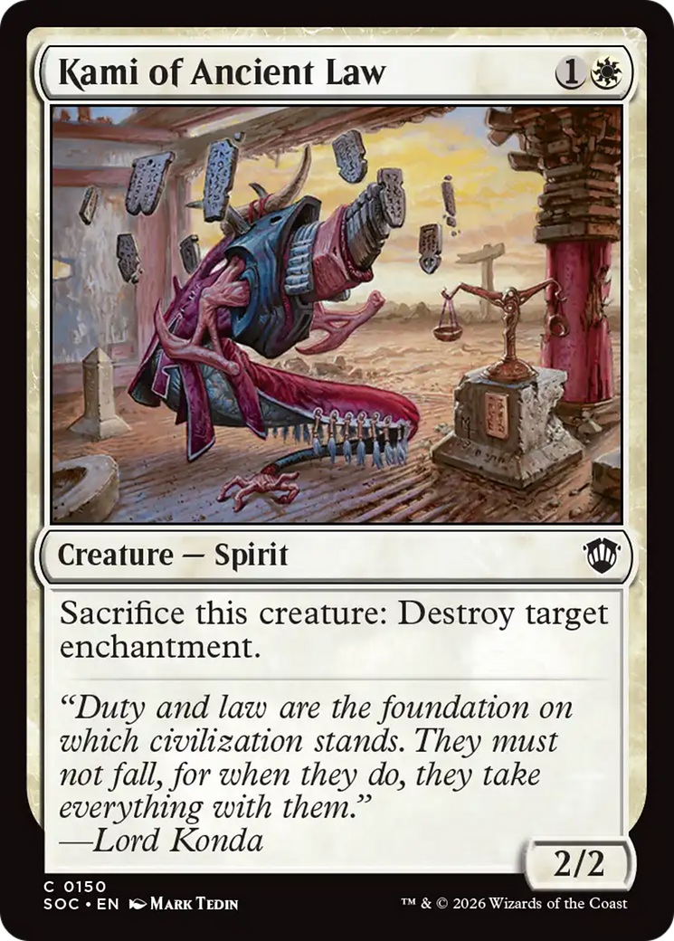 Kami of Ancient Law [Secrets of Strixhaven Commander] | Cracking-Singles
