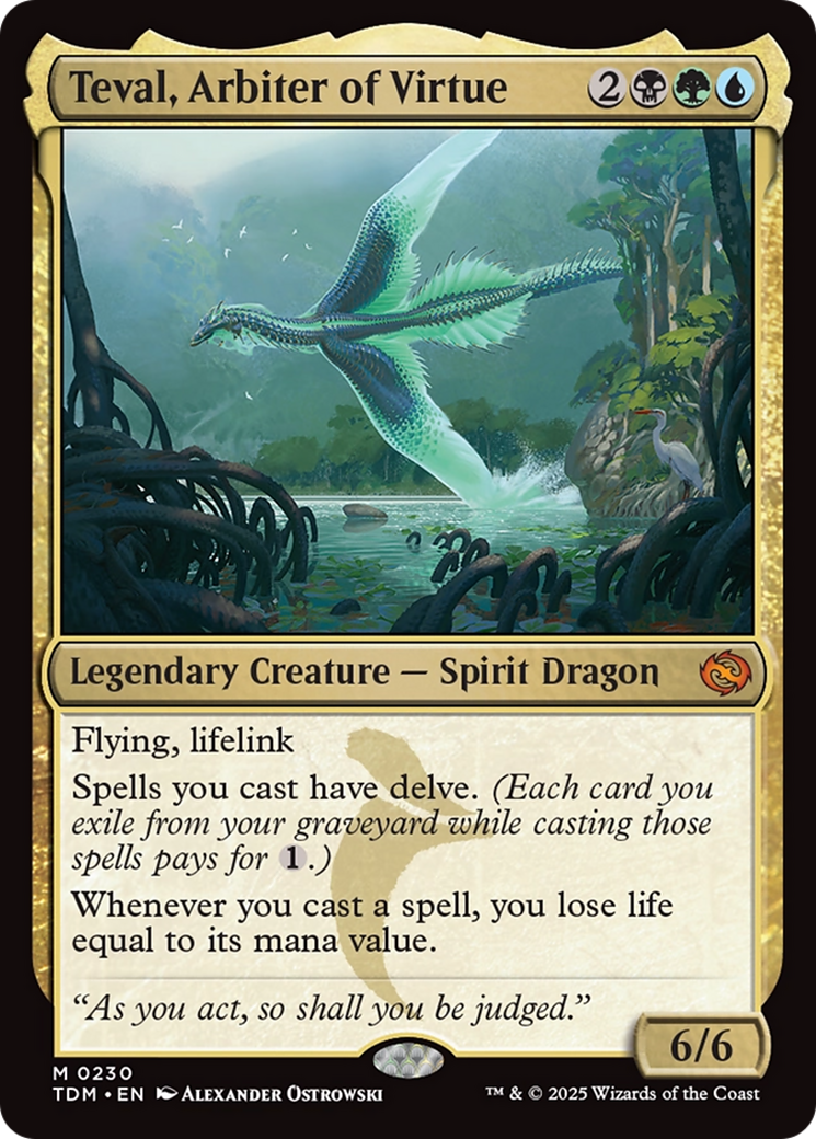 Teval, Arbiter of Virtue [Tarkir: Dragonstorm] | Cracking-Singles