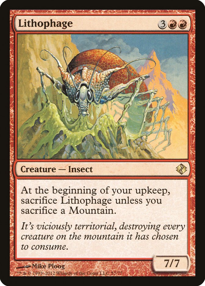 Lithophage [Duel Decks: Venser vs. Koth] | Cracking-Singles