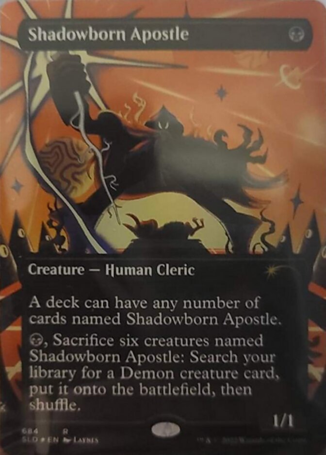 Shadowborn Apostle (Borderless) (684) [Secret Lair Drop Promos] | Cracking-Singles