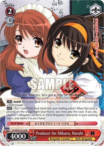 Producer for Mikuru, Haruhi [The Melancholy Of Haruhi Suzumiya Power Up Set] | Cracking-Singles