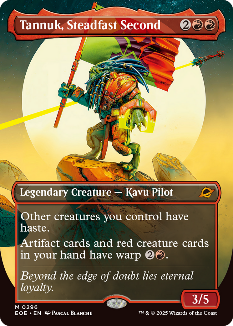 Tannuk, Steadfast Second (Borderless) [Edge of Eternities] | Cracking-Singles