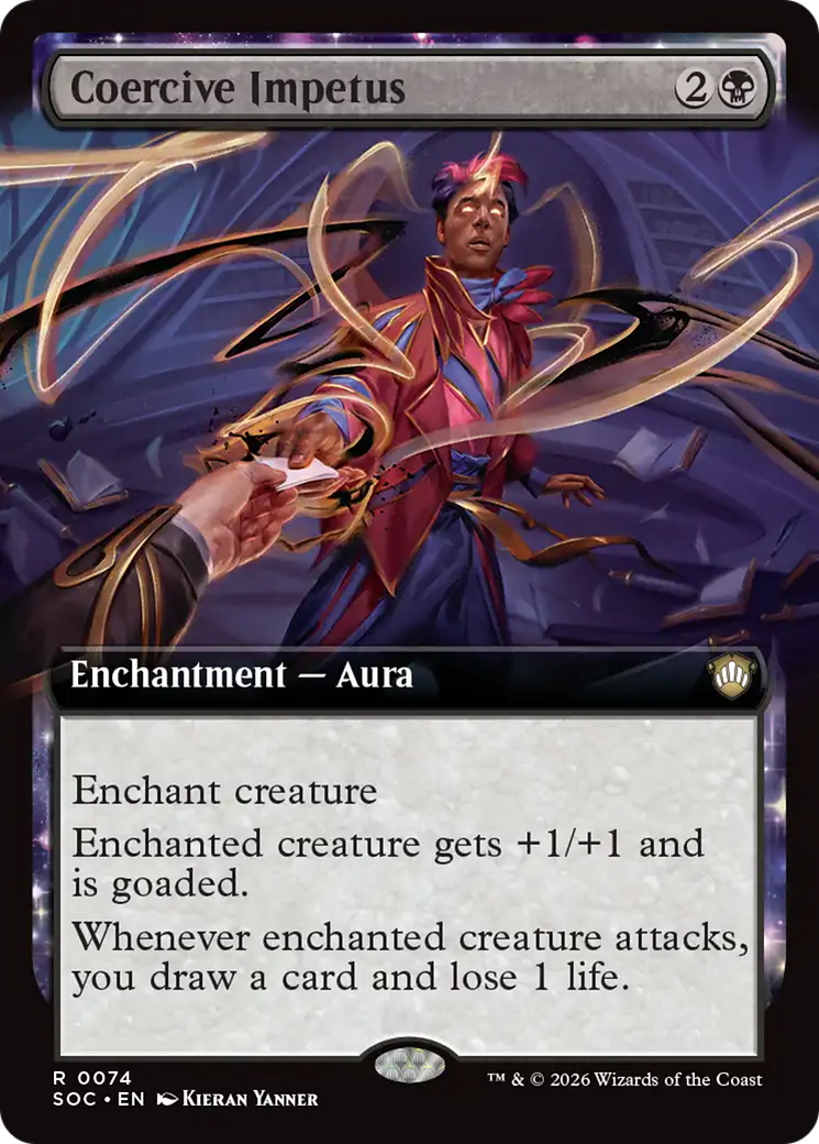 Coercive Impetus (Extended Art) [Secrets of Strixhaven Commander] | Cracking-Singles