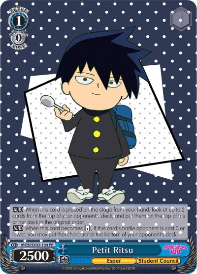 Petit Ritsu (MOB/SX02-104 PR) [Mob Psycho 100] | Cracking-Singles