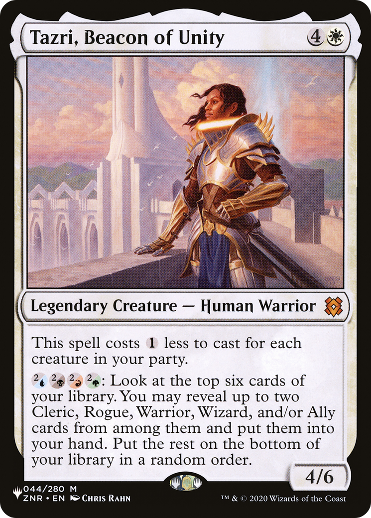 Tazri, Beacon of Unity (ZNR) [The List] | Cracking-Singles