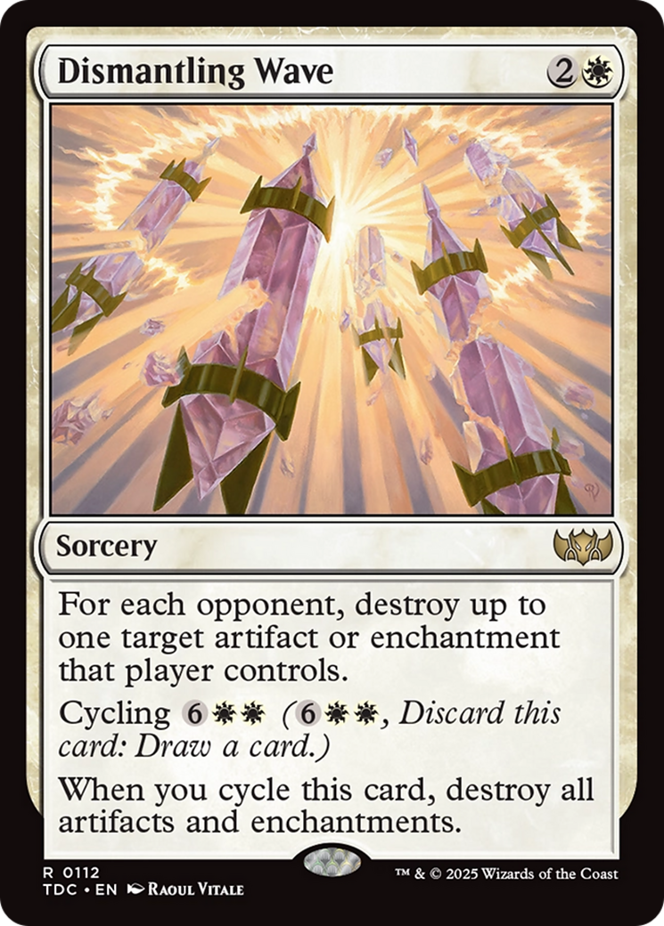 Dismantling Wave [Tarkir: Dragonstorm Commander] | Cracking-Singles