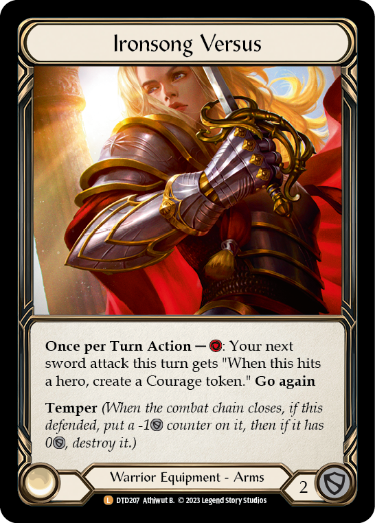 Ironsong Versus [DTD207] (Dusk Till Dawn)  Cold Foil | Cracking-Singles
