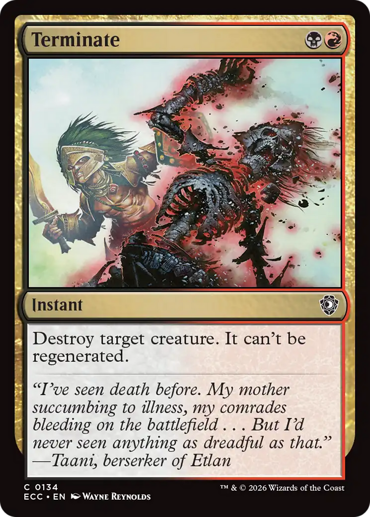 Terminate [Lorwyn Eclipsed Commander] | Cracking-Singles