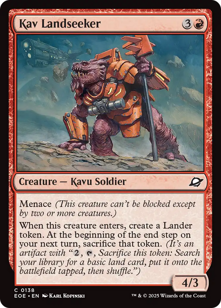 Kav Landseeker [Edge of Eternities] | Cracking-Singles