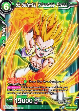 SS Gotenks, Friendship Fusion (BT11-080) [Vermilion Bloodline 2nd Edition] | Cracking-Singles