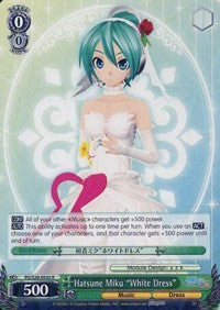 Hatsune Miku "White Dress" (PD/S29-E030 R) [Hatsune Miku: Project DIVA F 2nd] | Cracking-Singles