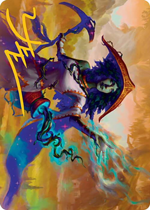Sythis, Harvest's Hand Art Card (Gold-Stamped Signature) [Modern Horizons 2 Art Series] | Cracking-Singles