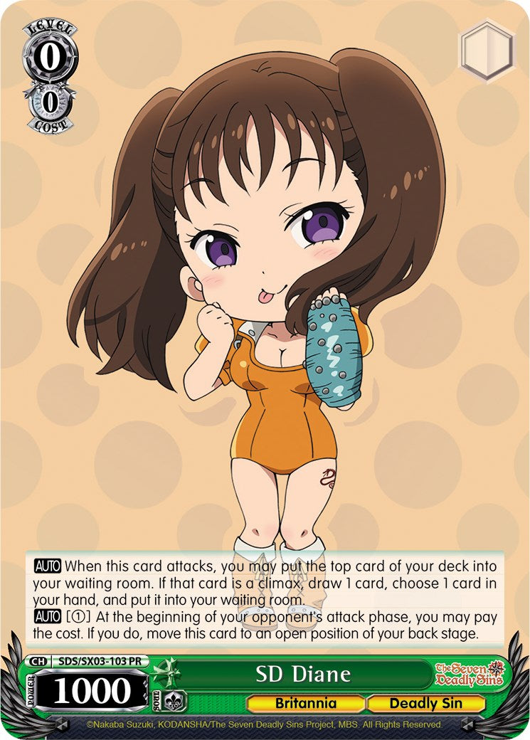 SD Diane (SDS/SX03-103 PR) [The Seven Deadly Sins] | Cracking-Singles