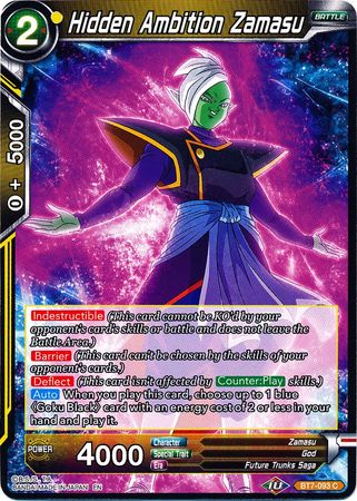 Hidden Ambition Zamasu (BT7-093) [Assault of the Saiyans] | Cracking-Singles