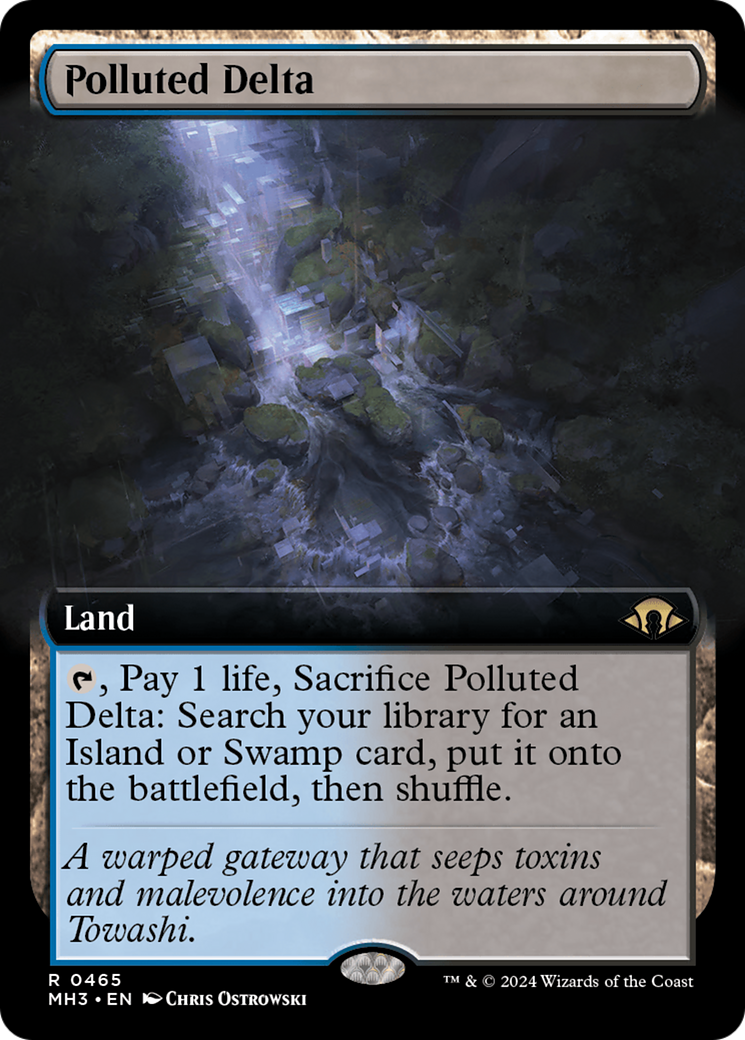 Polluted Delta (Extended Art) [Modern Horizons 3] | Cracking-Singles