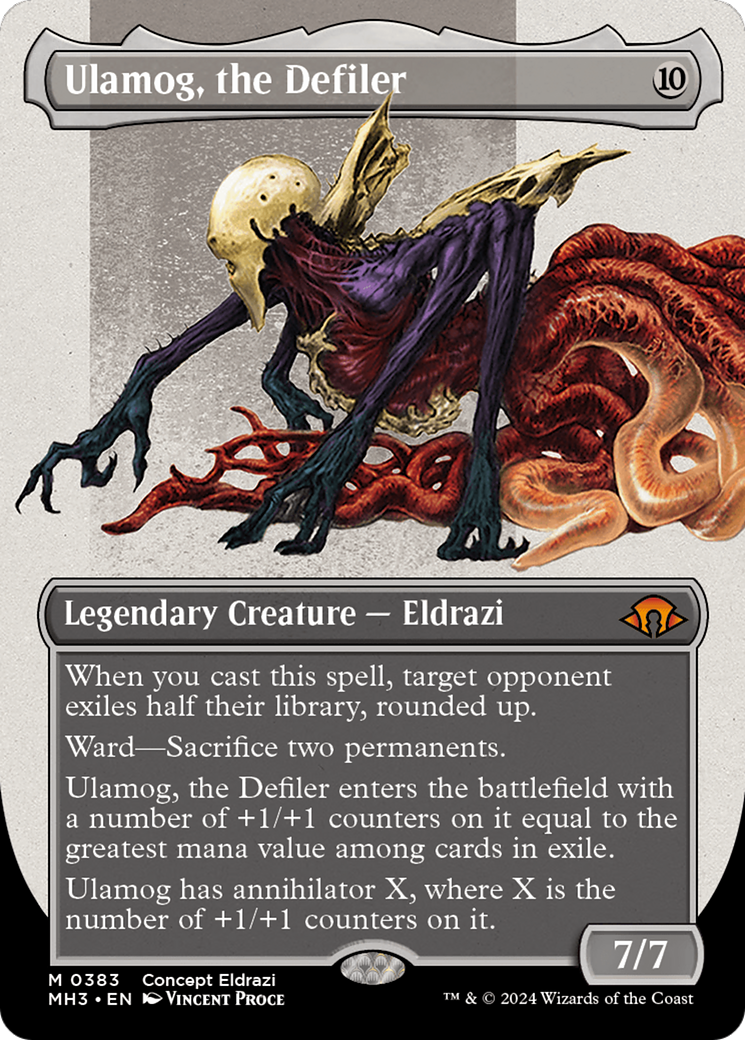 Ulamog, the Defiler (Borderless) [Modern Horizons 3] | Cracking-Singles