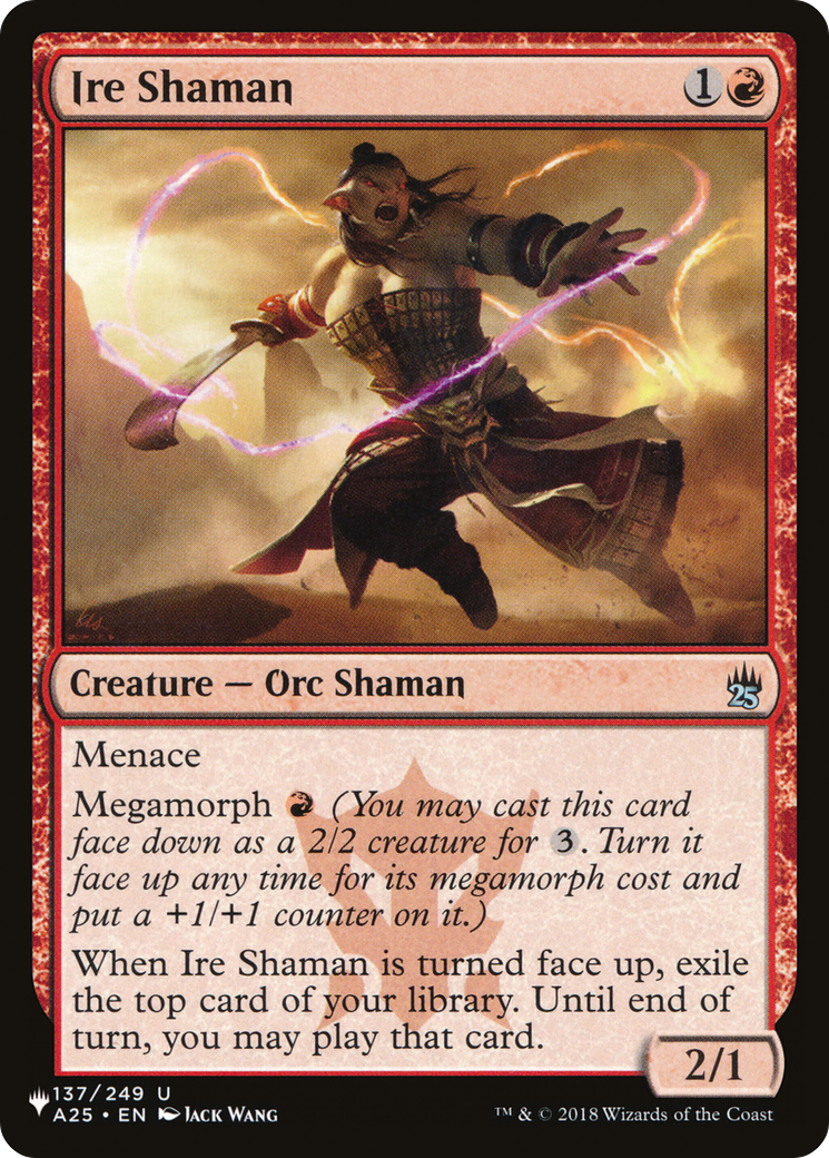 Ire Shaman [The List] | Cracking-Singles