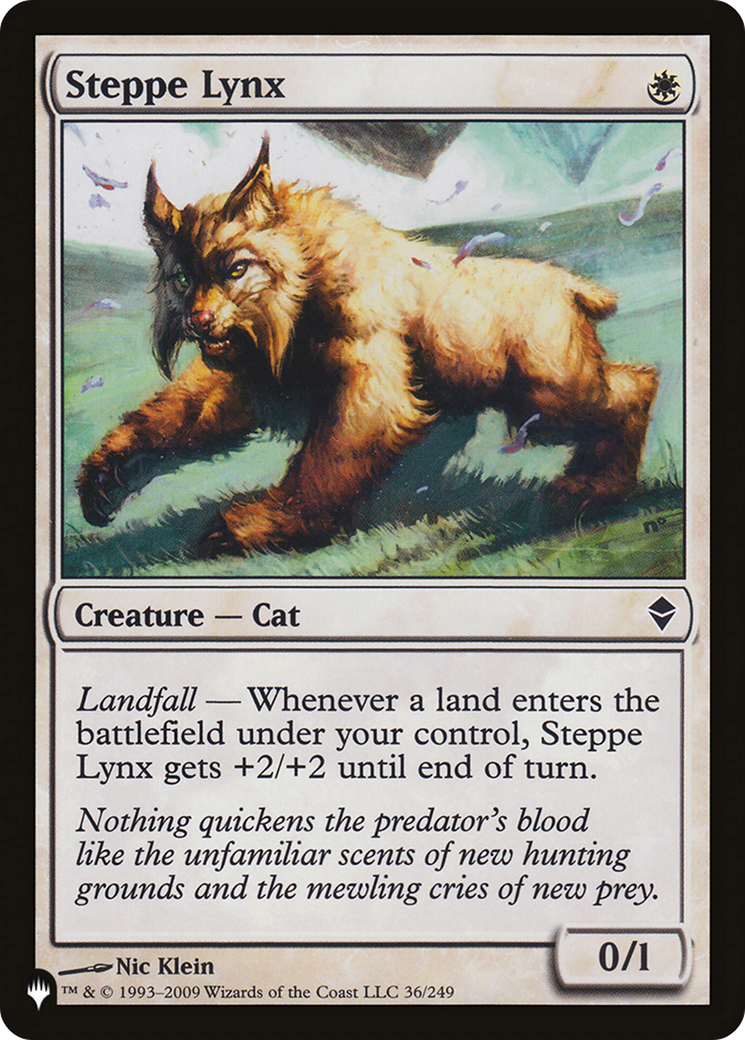 Steppe Lynx [The List] | Cracking-Singles