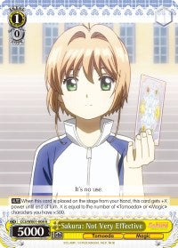 Sakura: Not Very Effective (CCS/WX01-008 R) [Cardcaptor Sakura: Clear Card] | Cracking-Singles