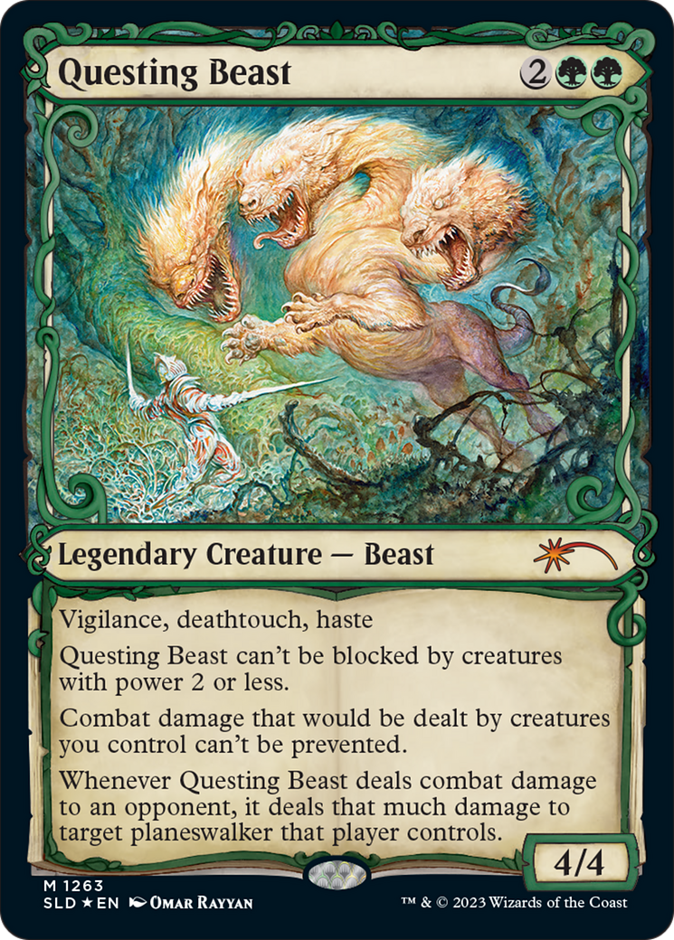 Questing Beast (Halo Foil) [Secret Lair Drop Series] | Cracking-Singles