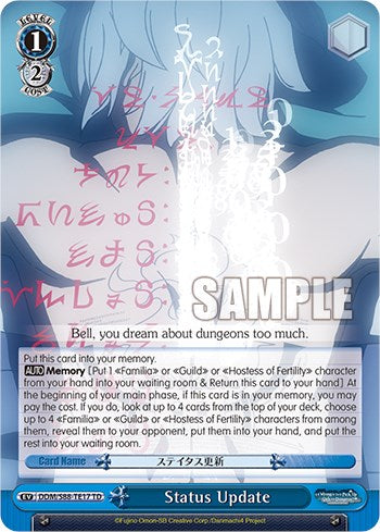 Status Update (DDM/S88-TE17 TD) [Is it Wrong to Try to Pick Up Girls in a Dungeon?] | Cracking-Singles