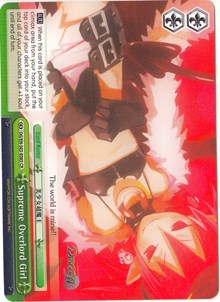 Supreme Overlord Girl (DG/EN-S03-E085 CR) [Disgaea] | Cracking-Singles