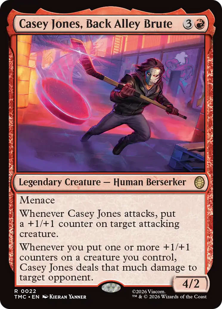 Casey Jones, Back Alley Brute [Teenage Mutant Ninja Turtles Commander] | Cracking-Singles