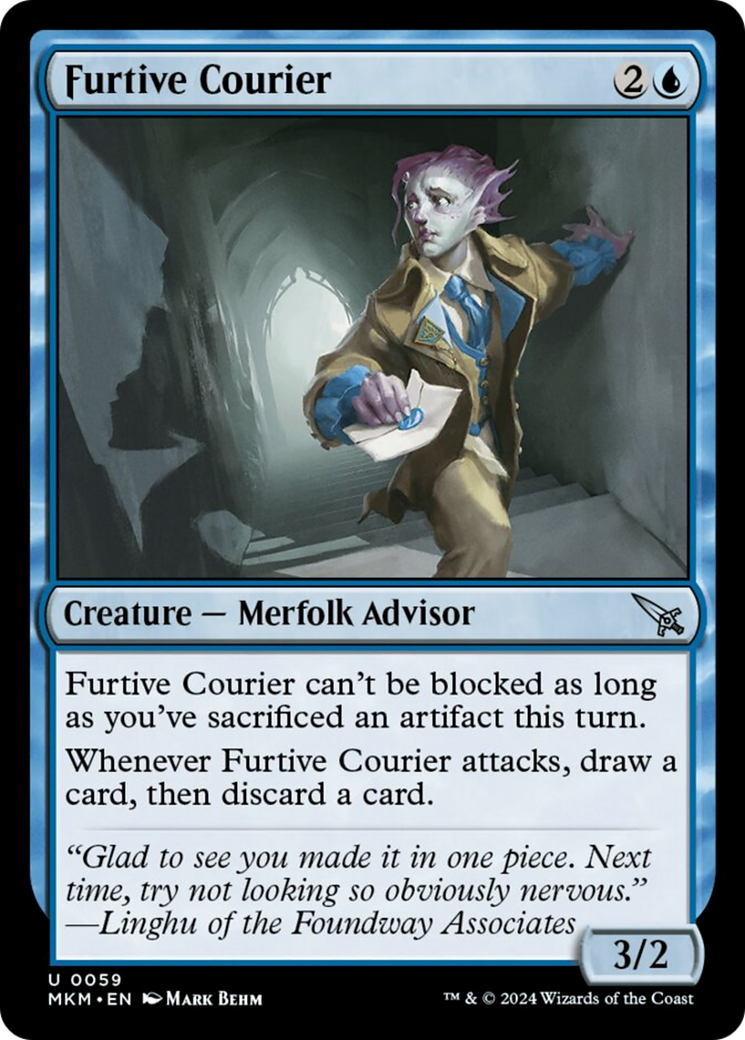Furtive Courier [Murders at Karlov Manor] | Cracking-Singles