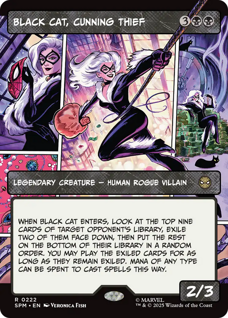 Black Cat, Cunning Thief (Borderless) [Marvel's Spider-Man] | Cracking-Singles