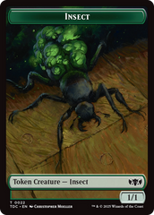 Insect (0022) // Zombie Druid Double-Sided Token [Tarkir: Dragonstorm Commander Tokens] | Cracking-Singles