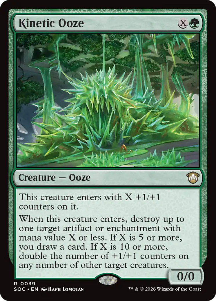 Kinetic Ooze [Secrets of Strixhaven Commander] | Cracking-Singles