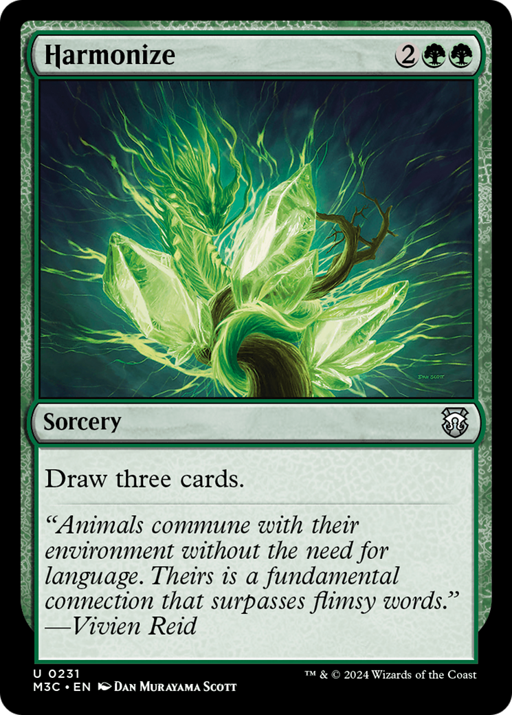Harmonize (Ripple Foil) [Modern Horizons 3 Commander] | Cracking-Singles