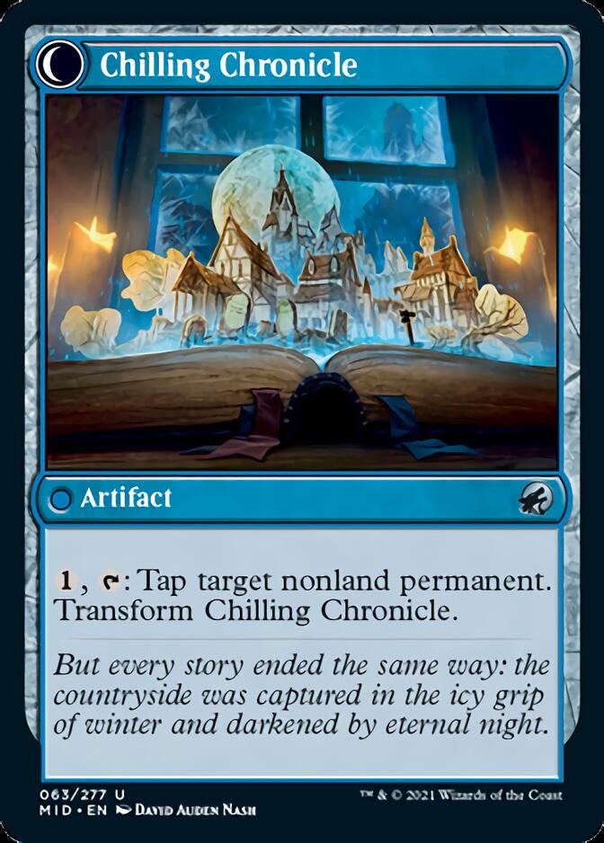 Mysterious Tome // Chilling Chronicle [Innistrad: Midnight Hunt] | Cracking-Singles