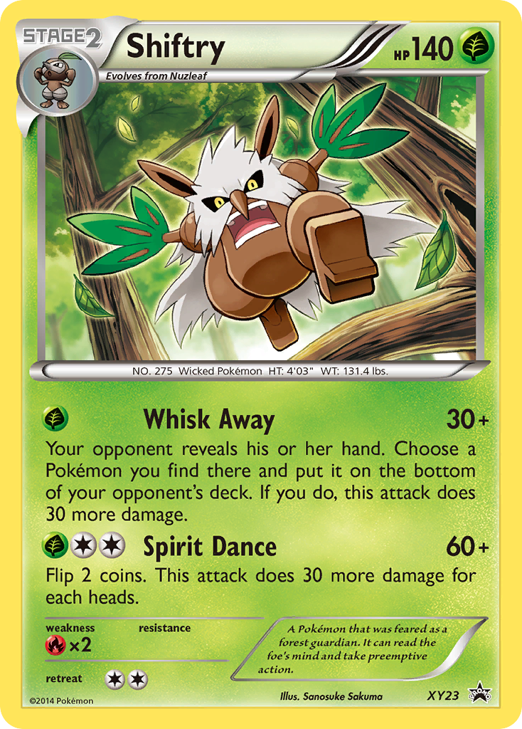 Shiftry (XY23) [XY: Black Star Promos] | Cracking-Singles