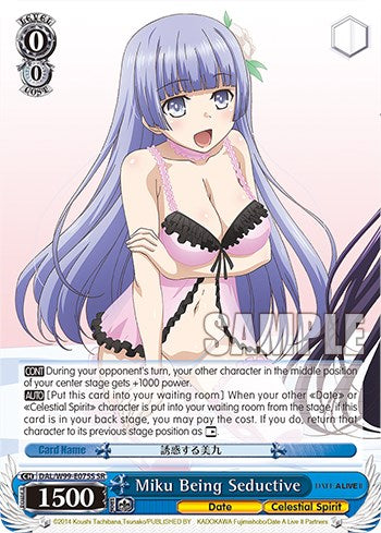 Miku Being Seductive [Date A Live Vol.2] | Cracking-Singles