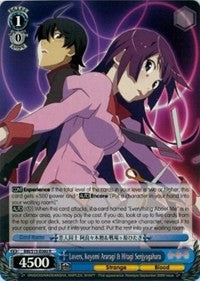 Lovers, Koyomi Araragi & Hitagi Senjyogahara (BM/S15-E080 R) [BAKEMONOGATARI] | Cracking-Singles