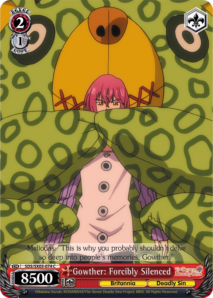 Gowther: Forcibly Silenced (SDS/SX03-074 C) [The Seven Deadly Sins] | Cracking-Singles