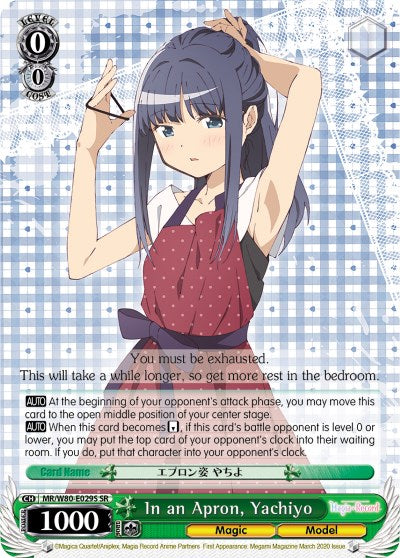 In an Apron, Yachiyo (MR/W80-E029S SR) [Magia Record: Puella Magi Madoka Magica [Side Story] (Anime)] | Cracking-Singles