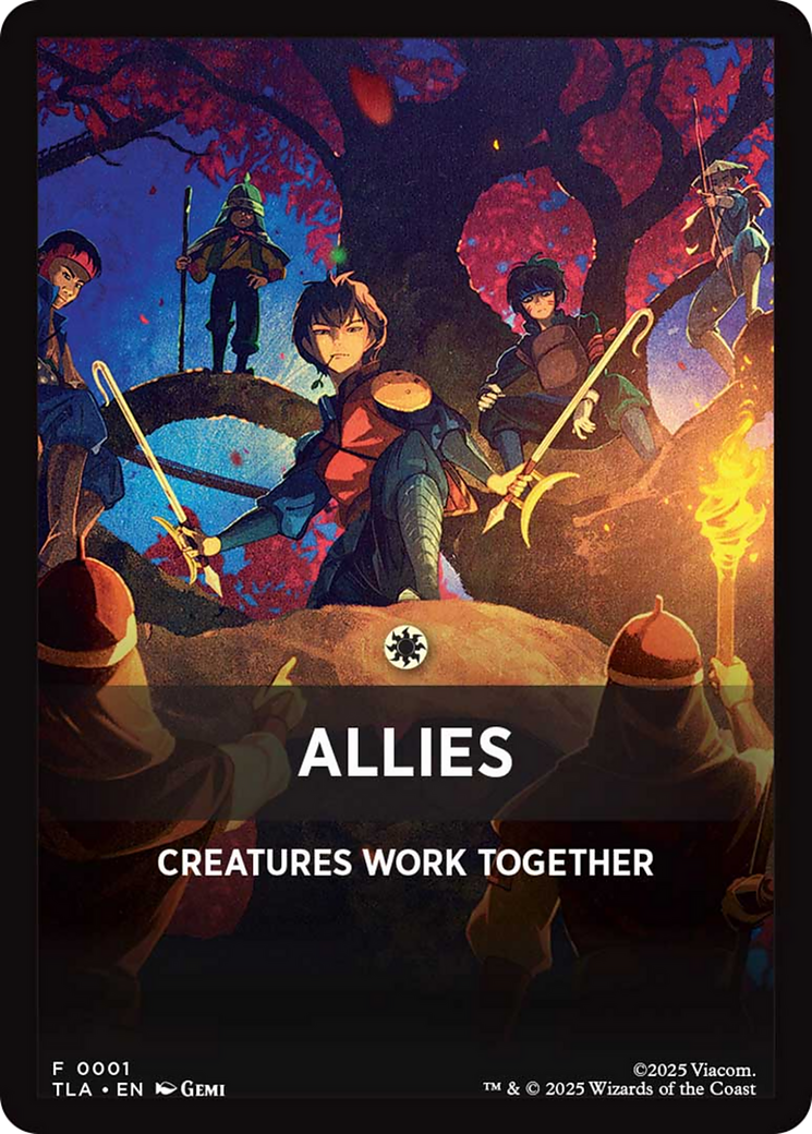 Allies Theme Card [Avatar: The Last Airbender: Eternal-Legal] | Cracking-Singles