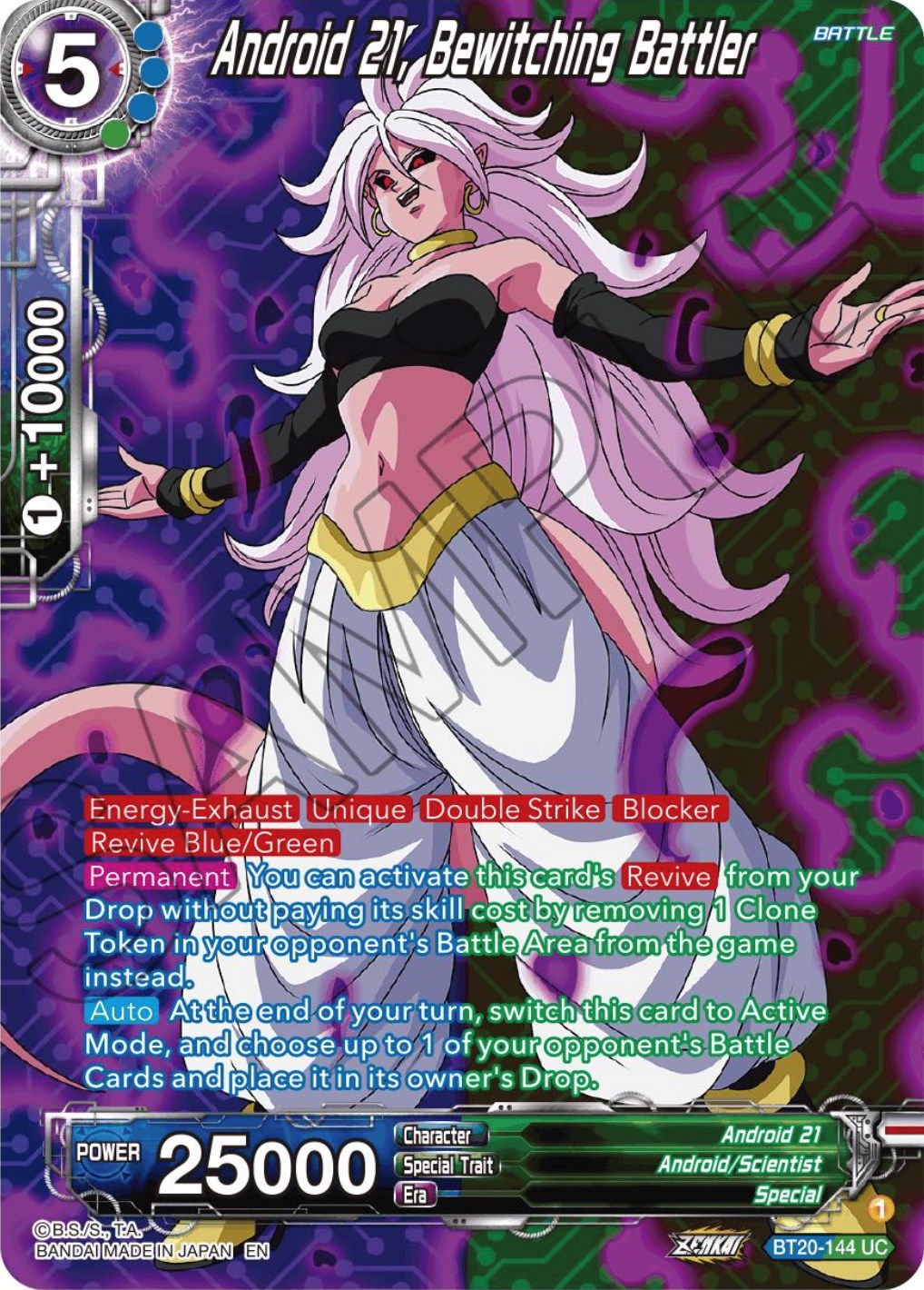 Android 21, Bewitching Battler (Silver Foil) (BT20-144) [Power Absorbed] | Cracking-Singles