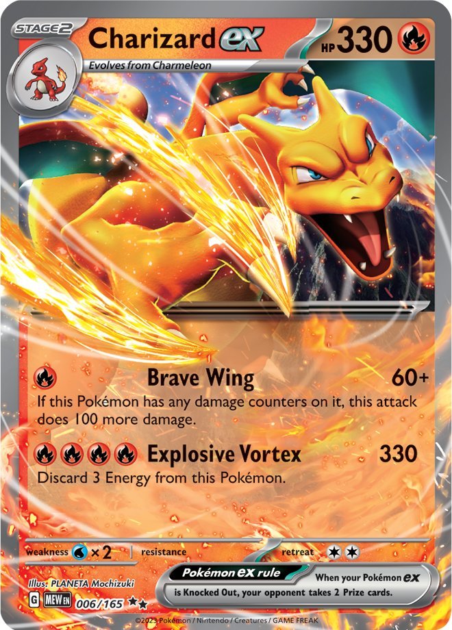Charizard ex (006/165) [Scarlet & Violet 151] | Cracking-Singles