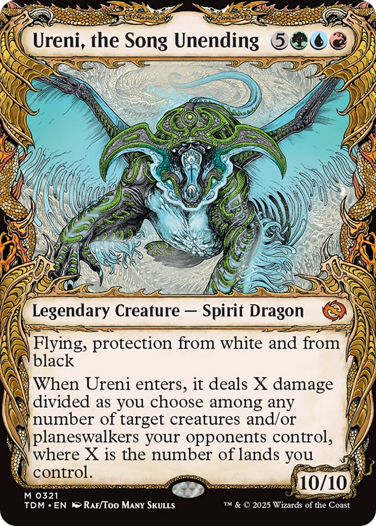 Ureni, the Song Unending (Showcase) [Tarkir: Dragonstorm] | Cracking-Singles